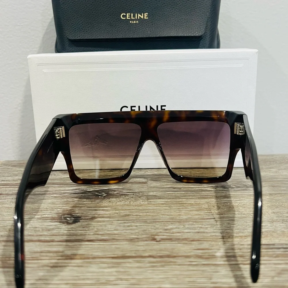 Celine Tortoise Shell Sunglasses - Picture 2 of 16